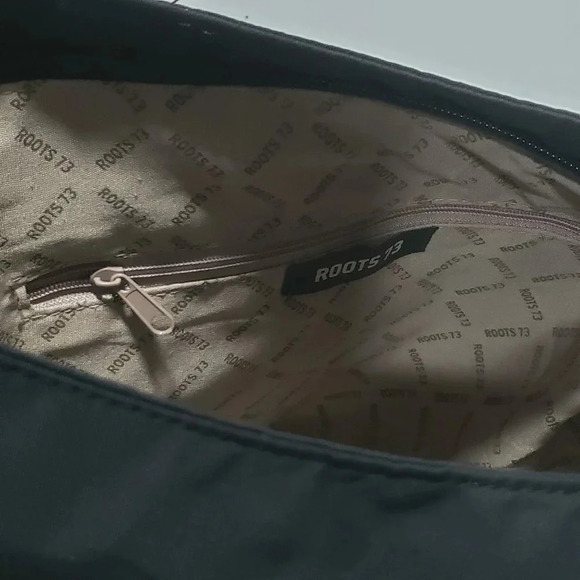 Roots Black Nylon  Crossbody Bag. - Picture 7 of 12